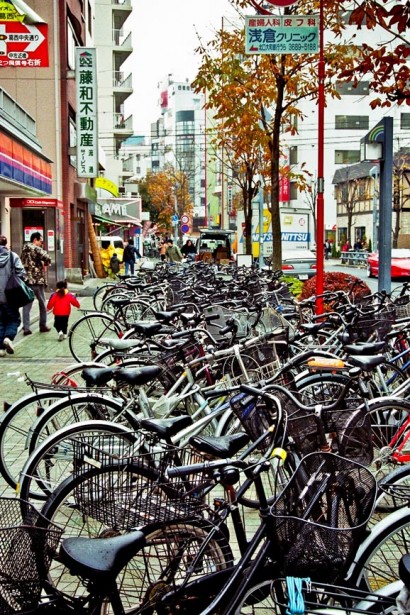 Japan 2001-Tokyo Bicycle Landscape-73